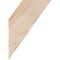 Ekena Millwork 5 1/2"W x 10"D x 14"H Traditional Smooth Knee Brace, Douglas Fir BRC06X10X14TRA00SDF - alternate 3